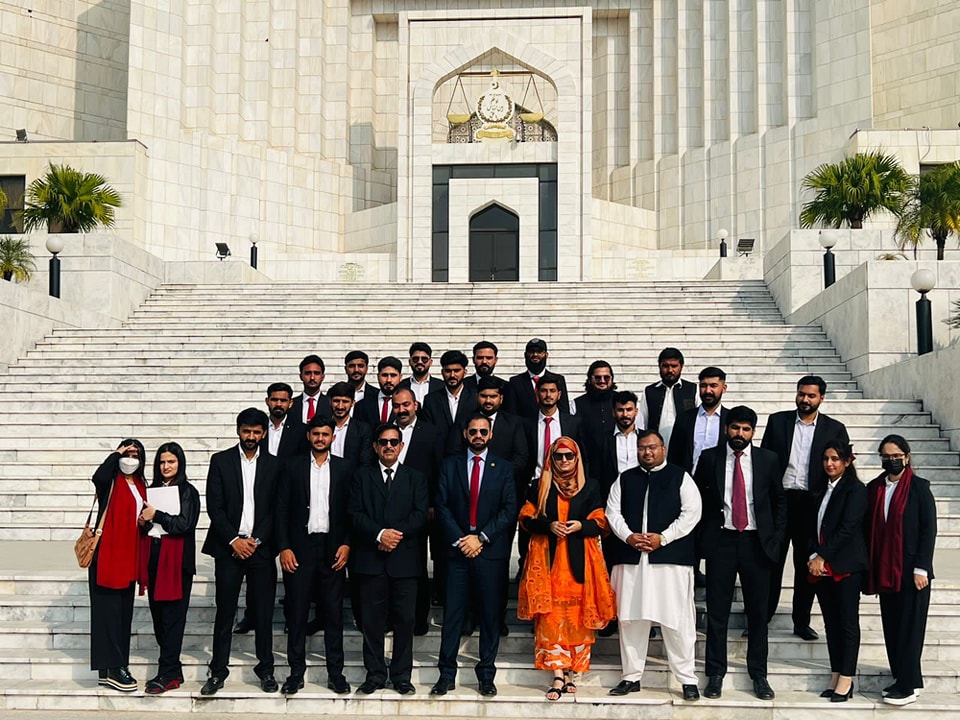 Final year LLB students visited Supreme Court of Pakistan